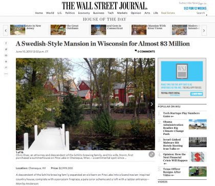 Wall Street Journal Mansion - June 10, 2015