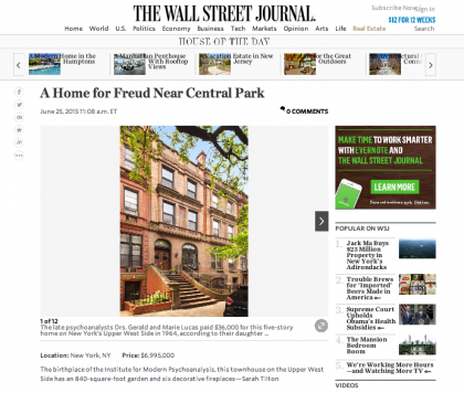 Wall Street Journal Mansion - June 25, 2015