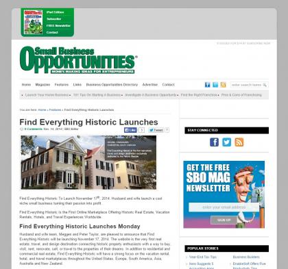 Small Business Opportunities - November 14, 2014