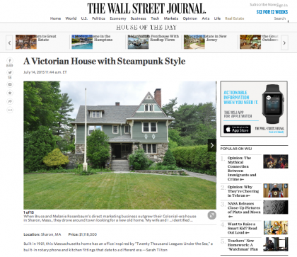 Wall Street Journal Mansion  - July 15, 2015