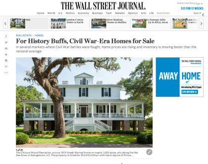 Wall Street Journal Mansion  - July 23, 2015
