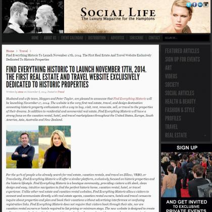 Social Life - November 6, 2014