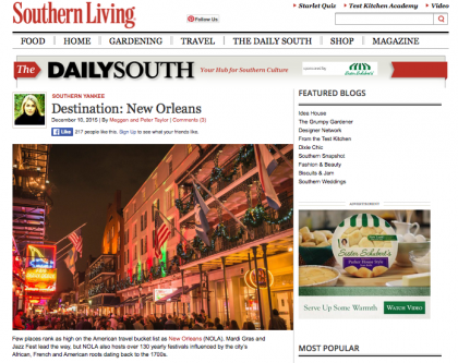 Southern Living/The Daily South - December 10, 2015
