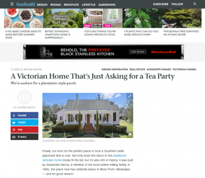 House Beautiful - August 13, 2015